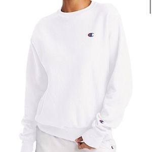 Champion Reverse Weave Logo Ribbed Sweater